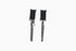 Ameya अमेय | Onyx | Ohrstecker mit Kette | Silber | Rhodiniert